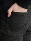 JJILIAM Skinny Fit Jeans - Black Denim