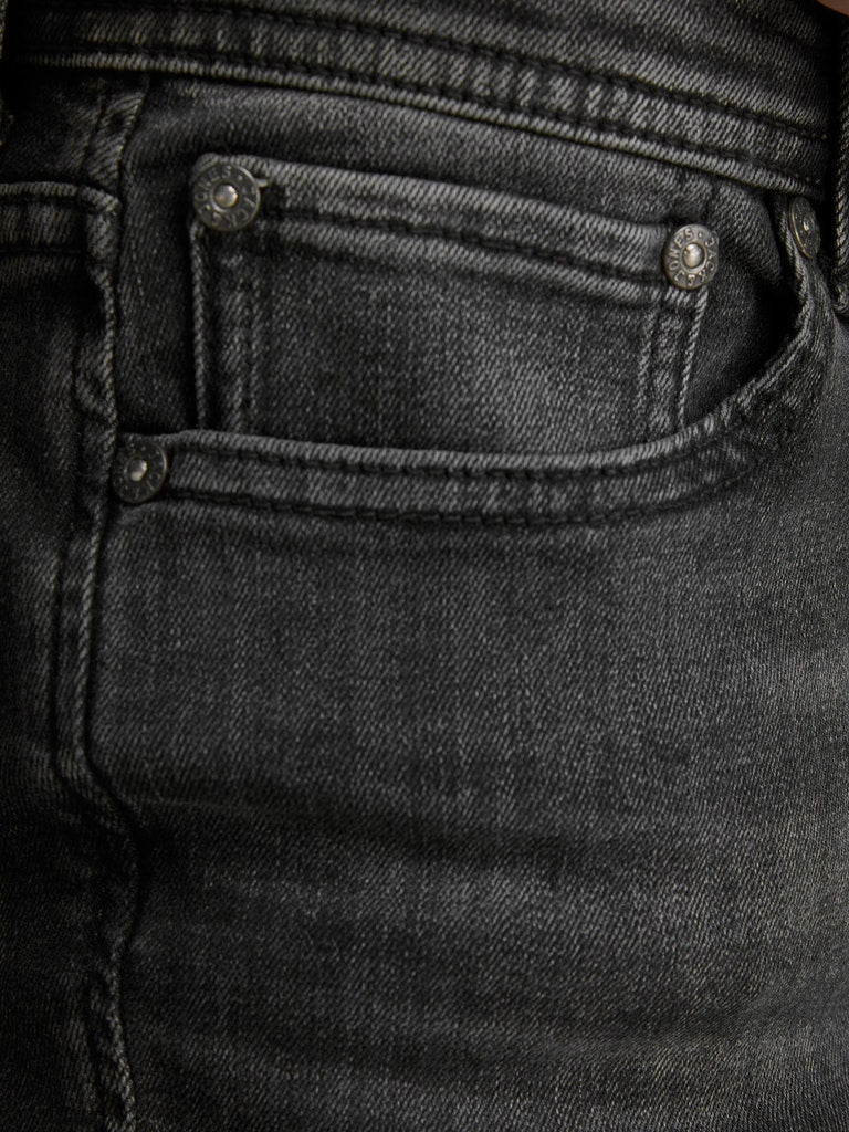 JJILIAM Skinny Fit Jeans - Black Denim