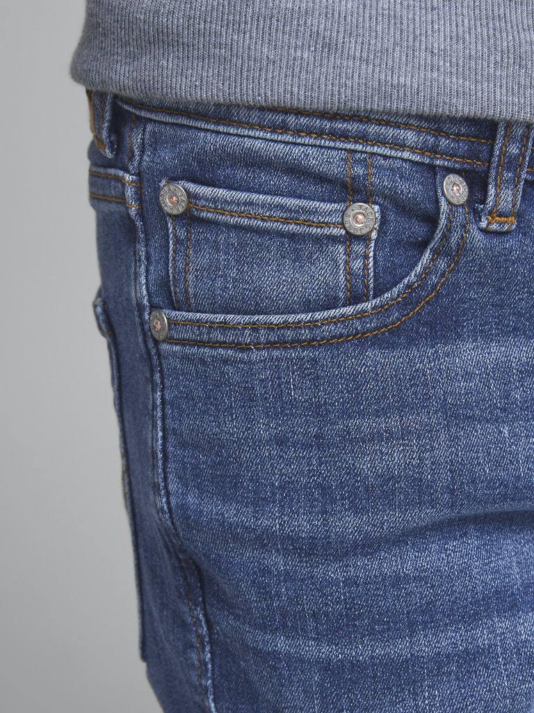 JJIGLENN Slim Fit Jeans - Blue Denim