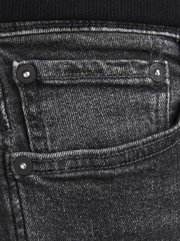 JJIGLENN Slim Fit Jeans - Black Denim