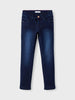 NKFSALLI Gefütterte Slim Fit Jeans - Dark Blue Denim