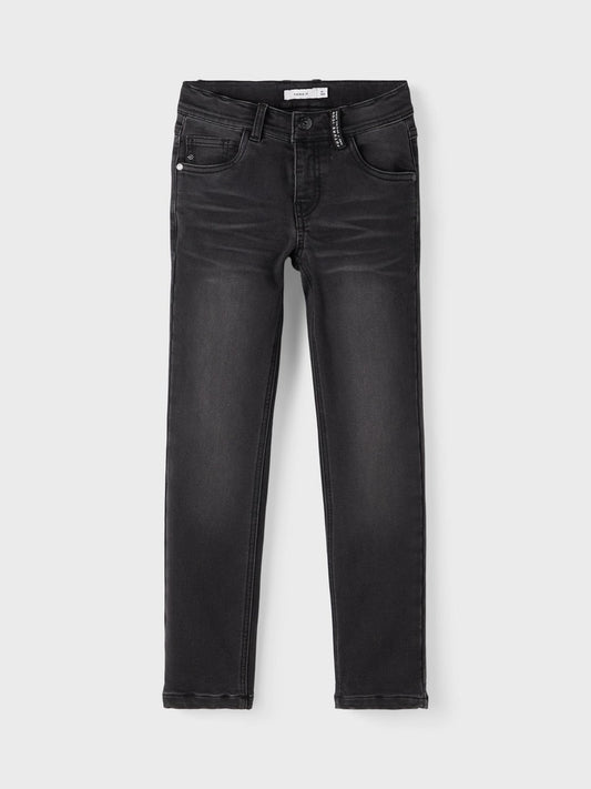 NKMRYAN Gefütterte Regular Fit Jeans - Black Denim