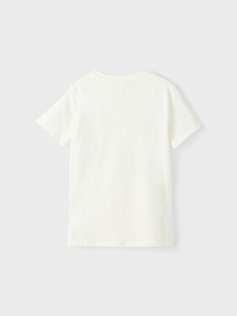 NKMAMBROS T-Shirt - White Alyssum