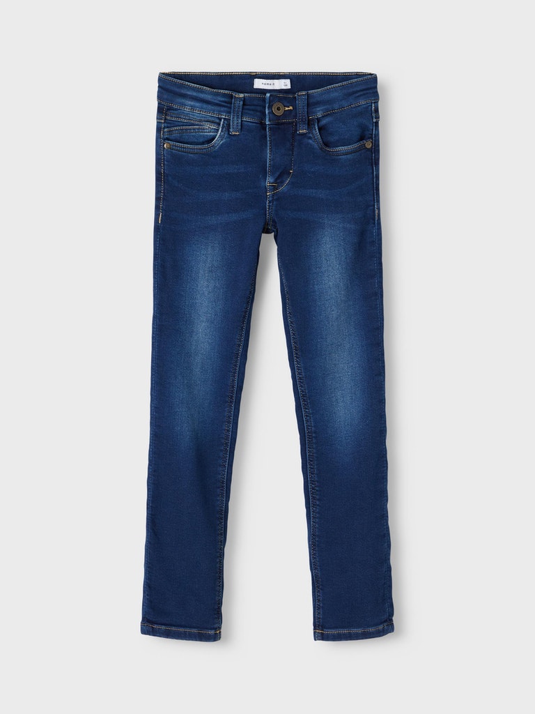 NKMTHEO Slim Fit Jeans - Dark Blue Denim