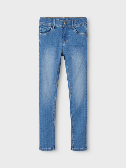 NKFPOLLY Skinny Fit Jeans - Medium Blue Denim