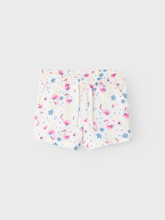 NMFVIGGA Shorts - White Alyssum